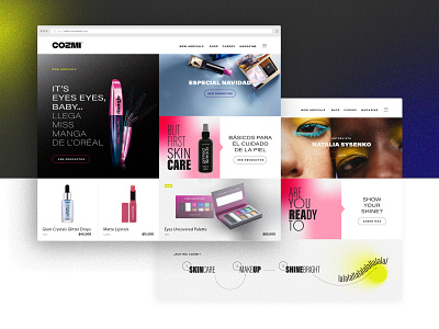 Cozmi™️ | Website brand brand design brand identity branding design ecomerce logo store ui website