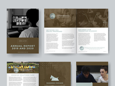 Urban Autism Solutions Annual Report annual report branding design layout