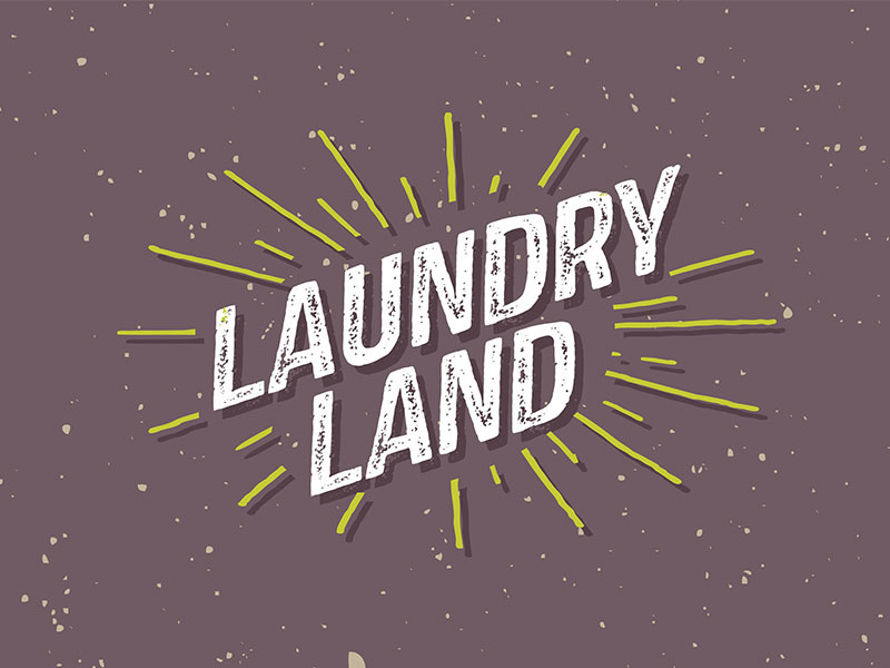 Laundry Land Logo by Steve Vorass on Dribbble