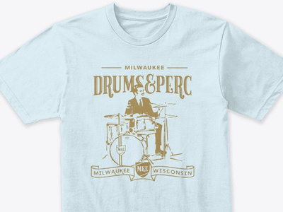 Milwaukee Drums&Perc T-Shirt illustration vector design