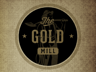 Goldmill Logo gold logo texture