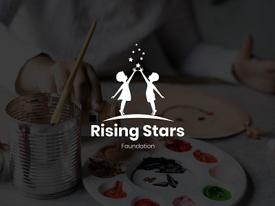 Rising Starts - Foundation - Logo brand design branding charithdesign design digital designer graphic designer identity designer illustration logo typography vector