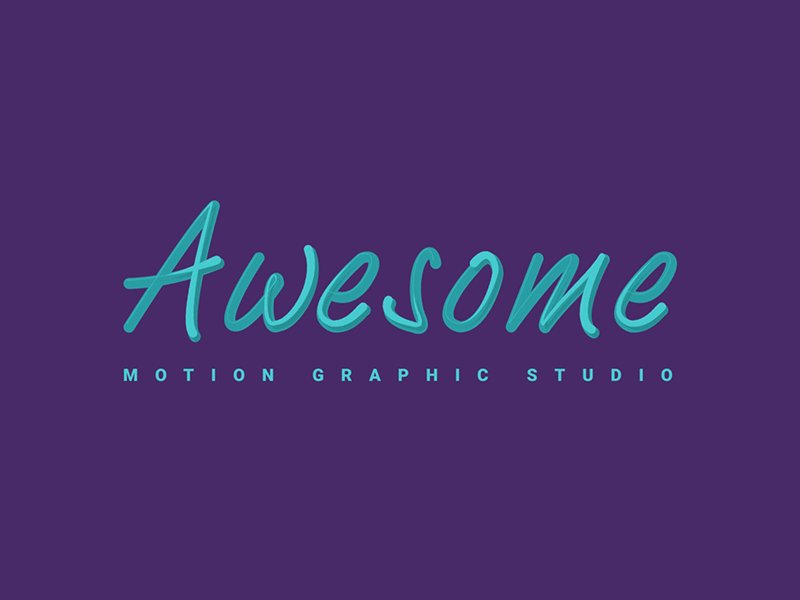 Logo Awesome logo logo animation motion graphics