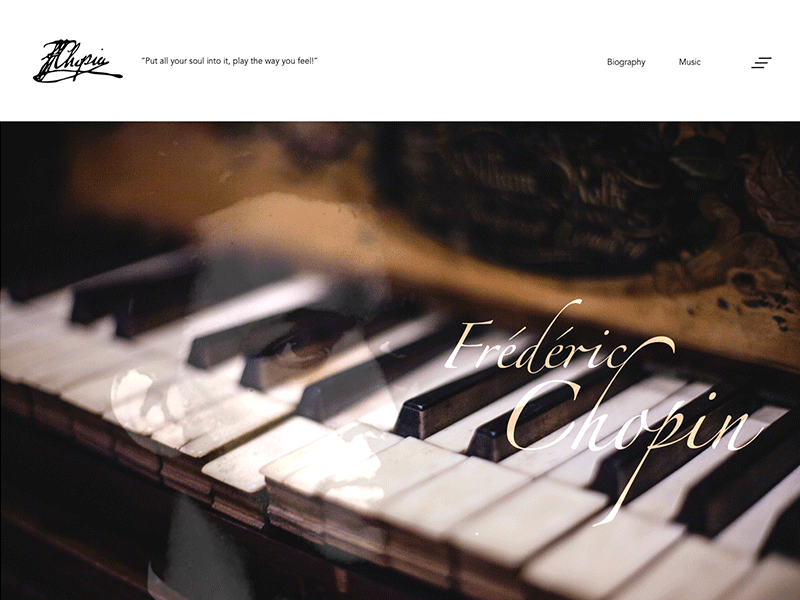 Chopin music piano