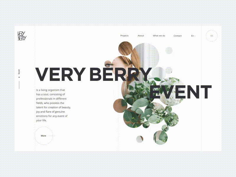 Very Berry - Concept after effect bride company design event luxury sketch ui web wedding
