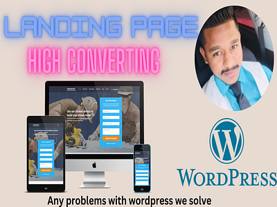 Professional landing page design professional website web customization web developer websites wordpress customization wordpress websites worpress