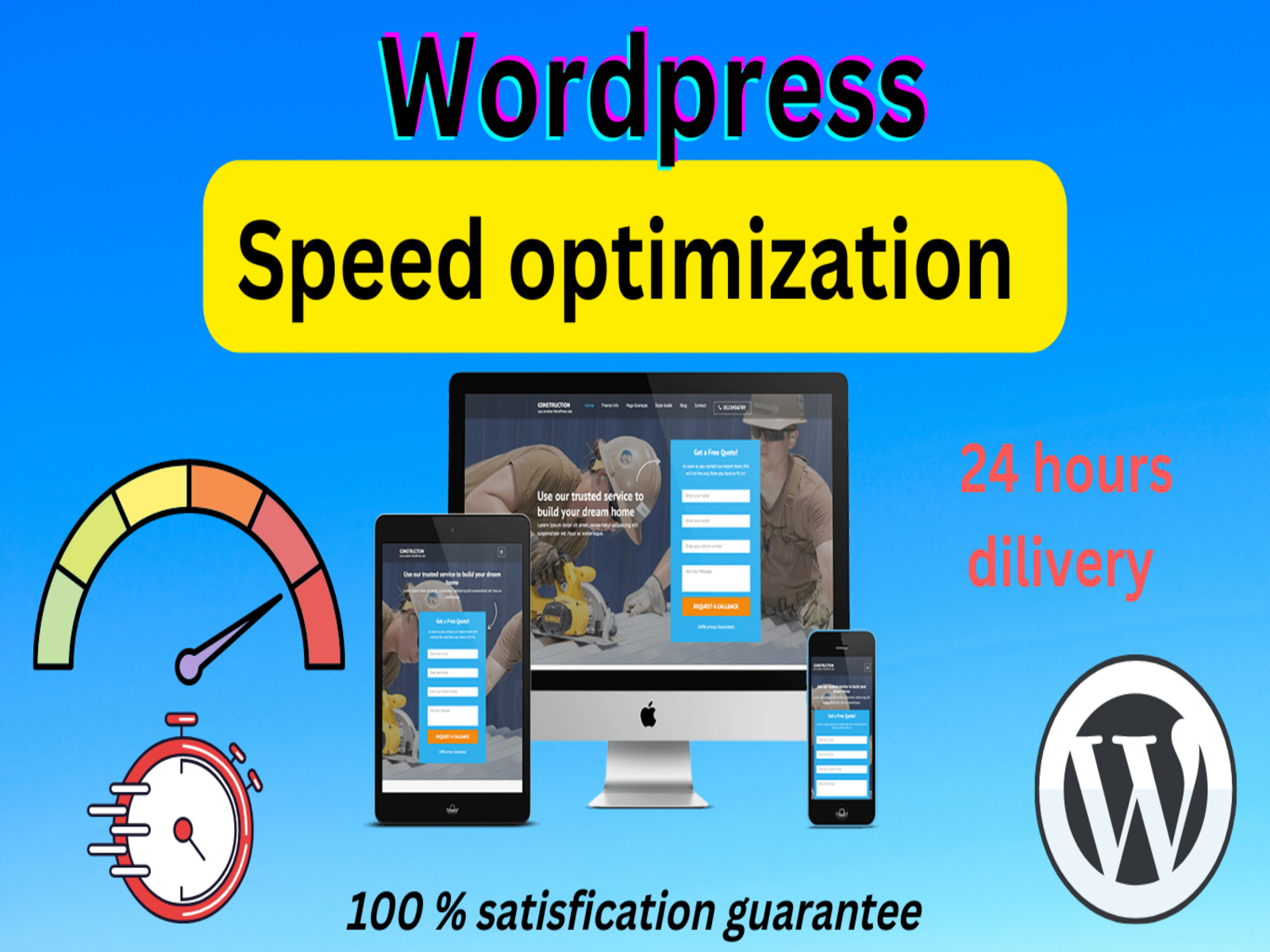 Wordpress Speed Optimization By Dinesh On Dribbble