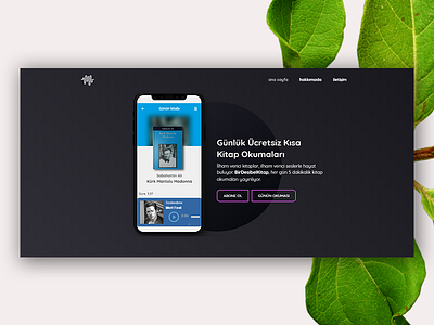 Audio Book Landing Page