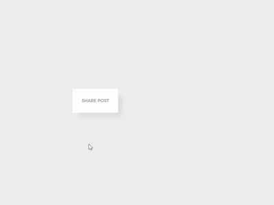 Animated Share Button animation button share button webflow website