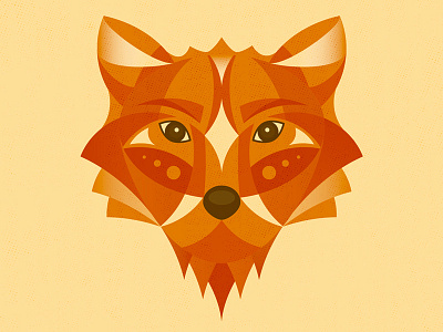 My Geometric Fox animal character fox geometric geometry illustration