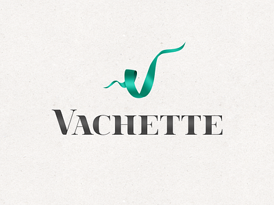 Vachette logo v2 brand clothes fashion logo silk v