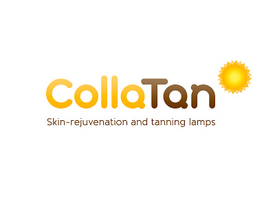 CollaTan logo lamp logo skin solarium sun tan tanning