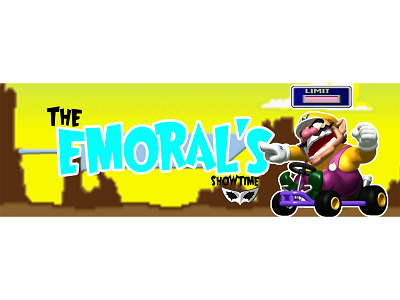 Mixed theme Twitter banner banner design graphic design mario smash bros wario