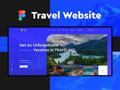 Travel Website Landing Page