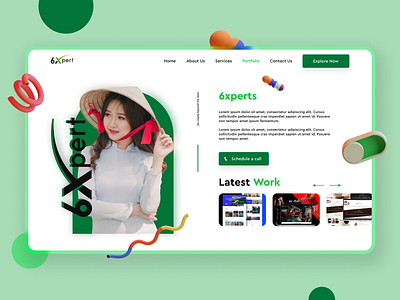 Agency Website Landing Page Design agency landing page agency website design graphic design kit landing page portfolio ui