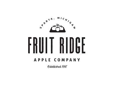 Fruit Ridge Apple Co. Logo Concept #1