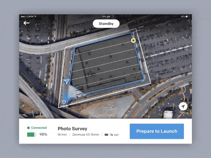 Prepare to Launch! app drone ipad mobile motion operator prototype tablet uas