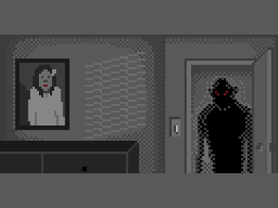 Night Terror demon dream dreams illustration ipadpro nightterror pixaki pixel pixelart