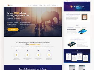 Caveonix Cloud Website