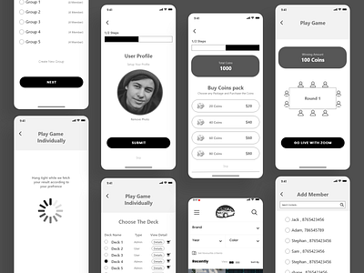 Wireframing App app branding design graphic design illustration logo typography ui ux vector