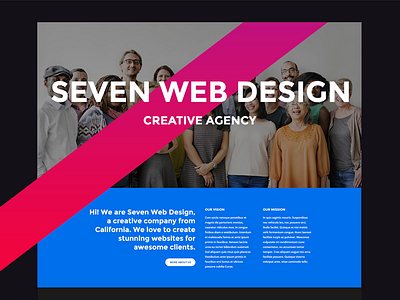 Web Design Company blue company creative ui ux website