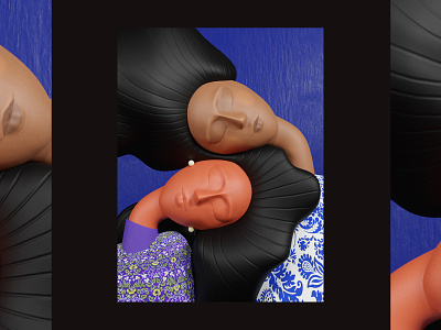 Sorority 3d blender color design illustration modelization pattern texturing women
