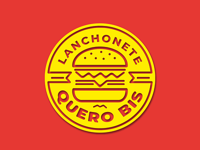 Identidade Visual: Lanchonete Quero Bis branding design design grafico graphic design logo vector