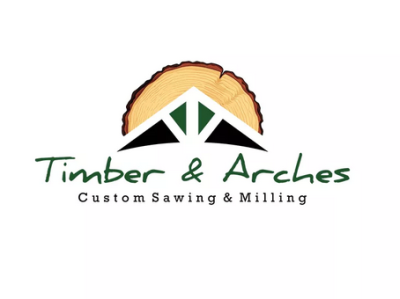 Timber & Arches Custom Sawing & Milling branding design graphic design illustration logo logodesign