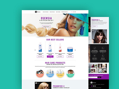 Osensia Website Design branding design typography ui ux webdesign website websitedesign