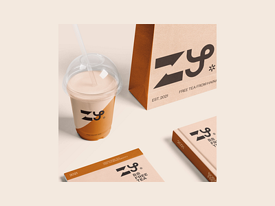 Bubble Tea Shop branding colors creativity design drinks font idea identity illustration logo store tea vector