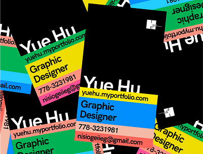 Namecard branding colors design idea illustraion logo namecard shapes
