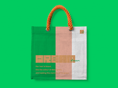 DREAM - Tote Bag branding colors creativity dream green totebag