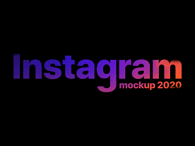 Instagram Mockup 2020 Free Download PSD, Sketch, Figma