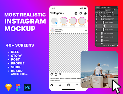 Instagram Story Mockup designs, themes, templates and downloadable ...