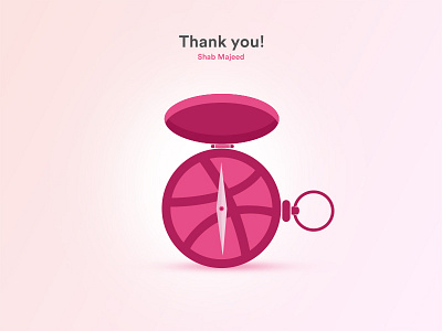 Hello Dribbble! debut draft dribbble first flat gift illustration invite message prospect shot thanks