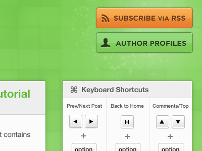 SproutCore Blog Redesign blog buttons green sproutcore