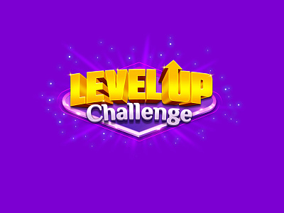 Logo for Level Up Challenge casino challenge gold level up logo logotype lotto