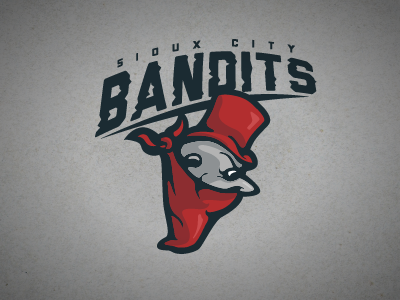 Thing for a Thing #1 - The Bandits bandit bandits black logo outlaw red sioux city