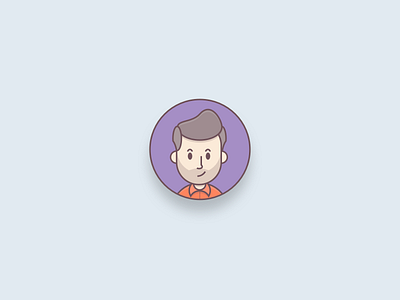 Convergely Male Avatar avatar character convergely illustration male man profile slack