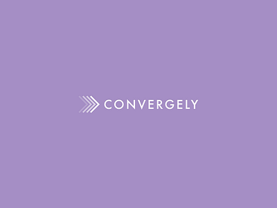 Convergely Logo arrow branding hipchat integration logo slack