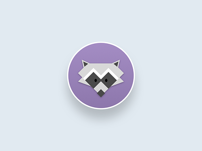 Keo - Illustration animal bot hipchat icon illustration logo mascot raccoon slack