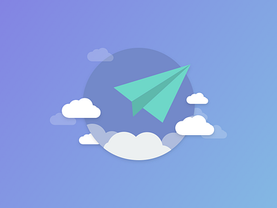 Send - Icon airplane app clouds flight icon ios paper plane send tour ui