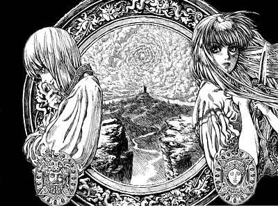 La chute de la maison Orsoyá anime art artist blackandwhite character darkfantasy fantasy illustration manga
