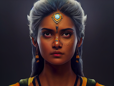 Beautiful Indian Women aiarts beautiful digitalarts indian women