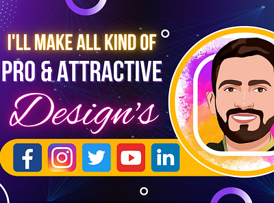 Personal graphic designer, Photoshop, canva expert do any task 3d animated infographic animation branding cv designing graphic design icon design infographic video landing page design logo logo design make website motion graphics photo editing reaume design thumbnail design ui video editing video making web page design