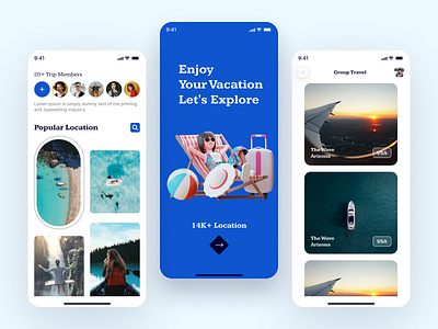 Travel App Design