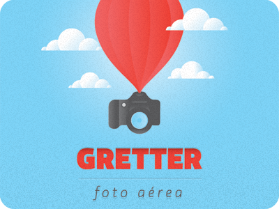 Gretter Aerial Photo aerial balloon illustration logo photo