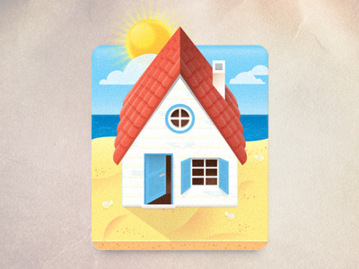 Little house by the beach