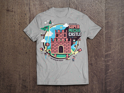 Super Mecha Castle Mario Bros' Shirt