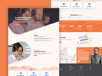 Call Center Website Design